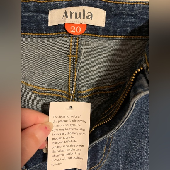 Arula Hattie Flare Jeans High Rise Flare NWT vintage wash - Picture 5 of 11